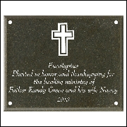 Evergreen AcrylaStone Exterior Plaque with Holes