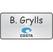 3x1-1/2 Metal Name Tag