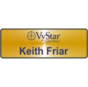 3x1 Metal Name Tag