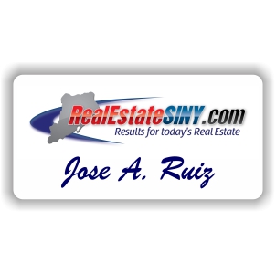 3x1-1/2  Plastic Name Tag