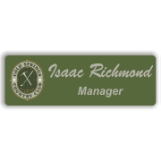 3x1 Plastic Name Tag