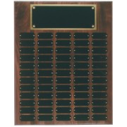 Step Edge Walnut Perpetual Plaque